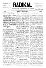 Radikal Budapest Nr. 09 1. November 1883