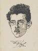 Ausschnitt aus: Fritz Karpfen. Für den »Ver« gezeichnet von F. Kosak. Wien: »Ver!« [Juni? 1918]
