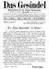 Das Gesindel 1911